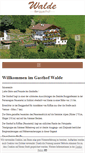 Mobile Screenshot of gasthof-walde.com